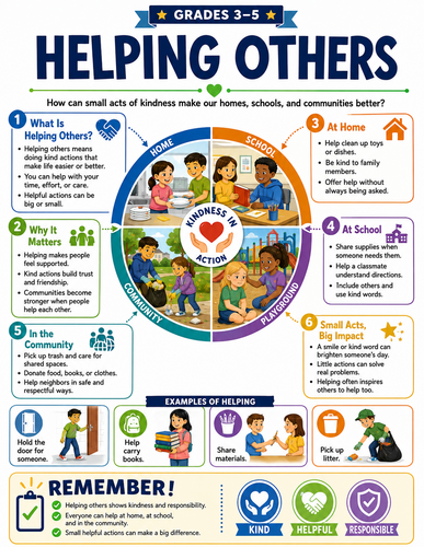 Helping Others I Infographic