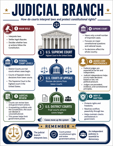 Judicial Branch I Infographic