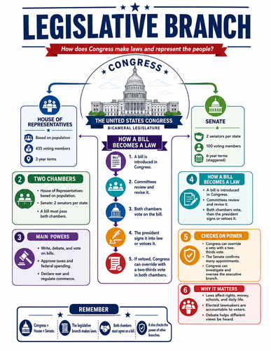 Legislative Branch I Infographic