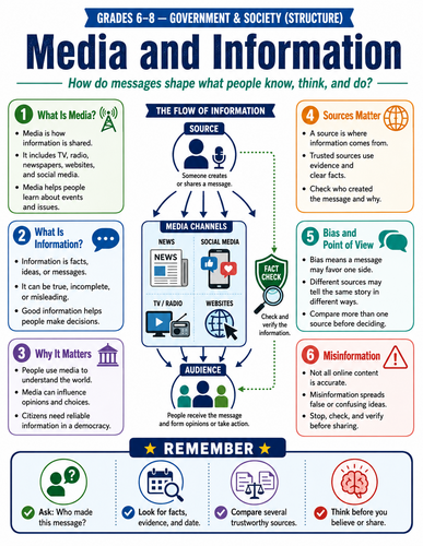 Media and Information I Infographic