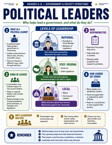 Political Leaders I Infographic