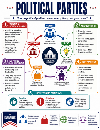 Political Parties I Infographic