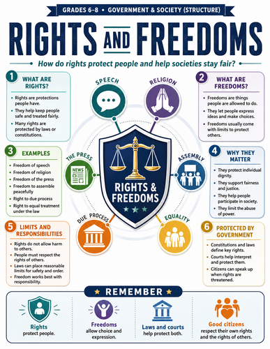 Rights and Freedoms I Infographic