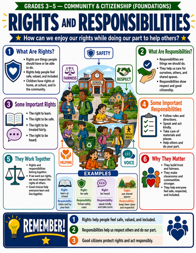 Rights and Responsibilities I Infographic