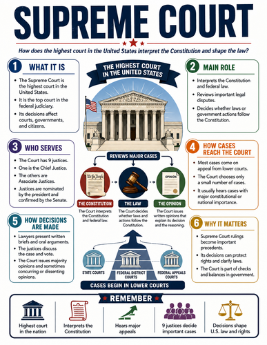 Supreme Court I Infographic