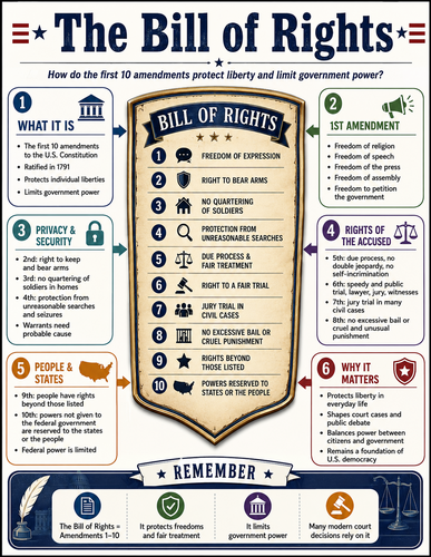 The Bill of Rights I Infographic