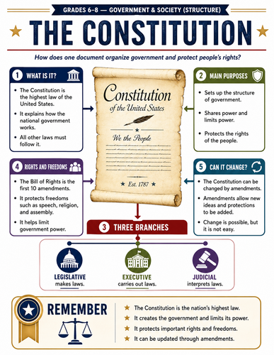The Constitution I Infographic