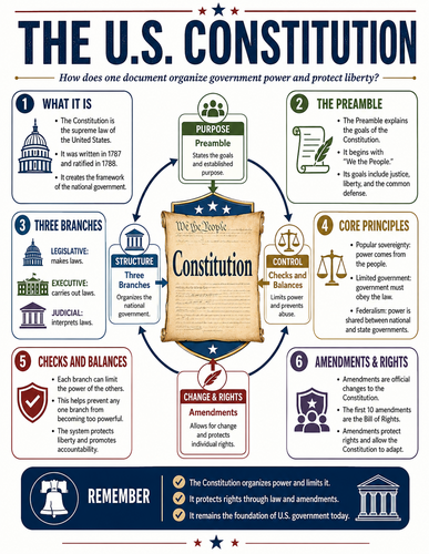 The U.S. Constitution I Infographic