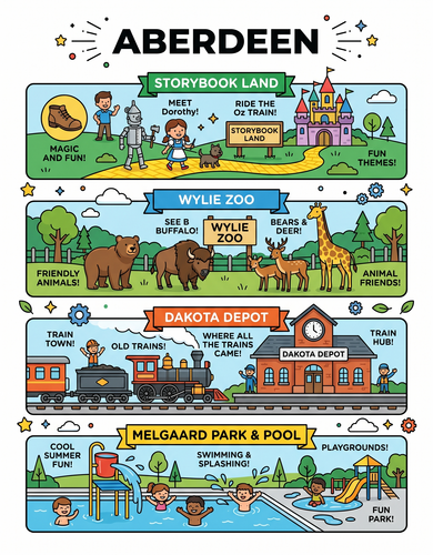 Aberdeen I USA I Educational Infographic