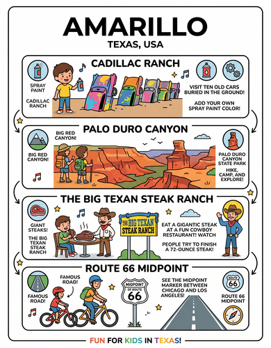 Amarillo I USA I Educational Infographic