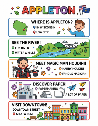 Appleton I USA I Educational Infographic