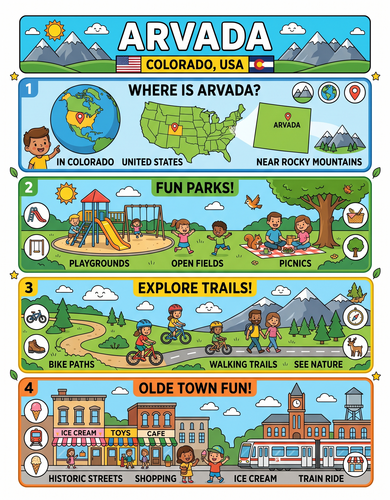 Arvada I USA I Educational Infographic