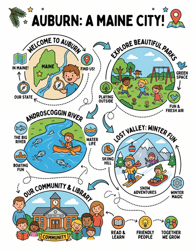 Auburn I USA I Educational Infographic