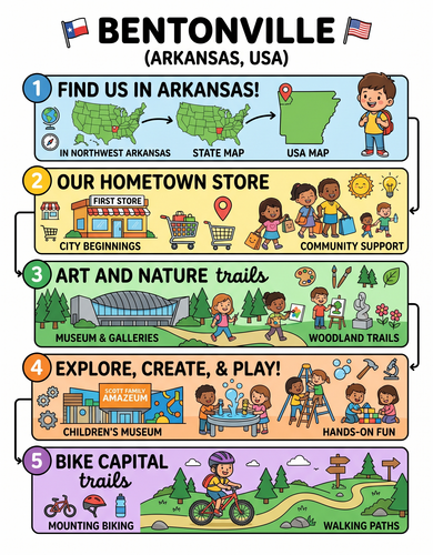 Bentonville I USA I Educational Infographic