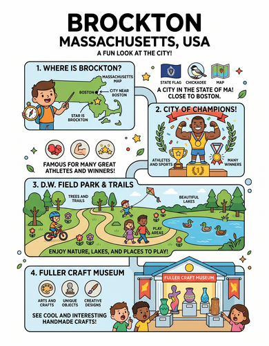 Brockton I USA I Educational Infographic