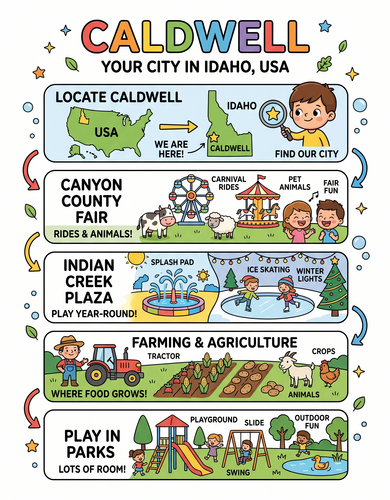 Caldwell I USA I Educational Infographic