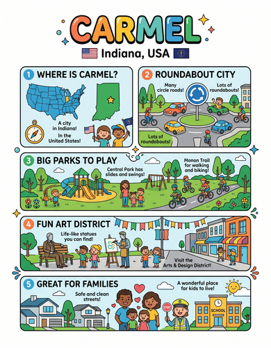 Carmel I USA I Educational Infographic