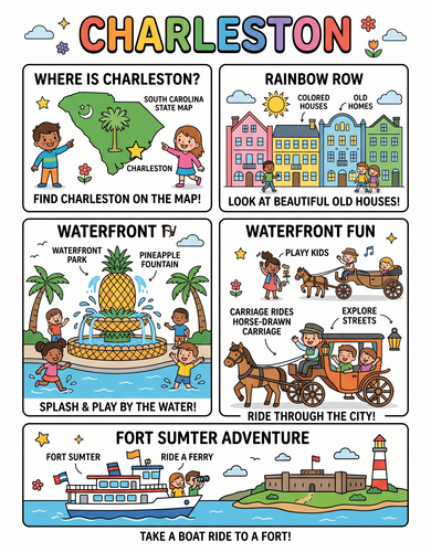 Charleston_ I USA I Educational Infographic