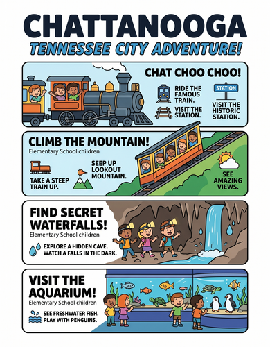 Chattanooga I USA I Educational Infographic
