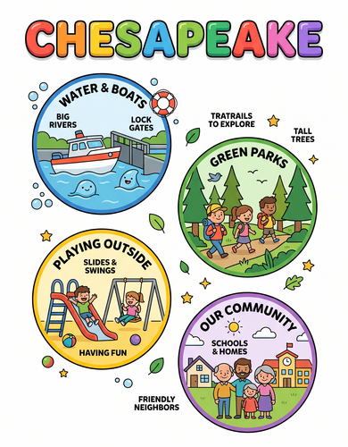 Chesapeake I USA I Educational Infographic