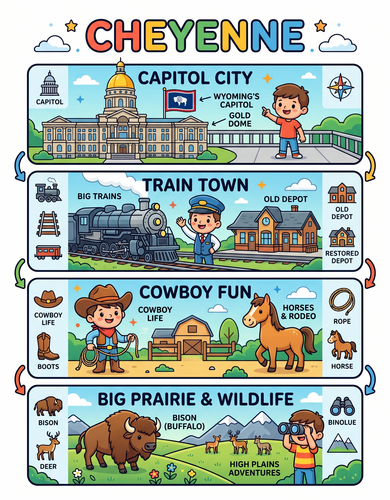 Cheyenne I USA I Educational Infographic