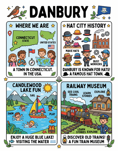 Danbury I USA I Educational Infographic