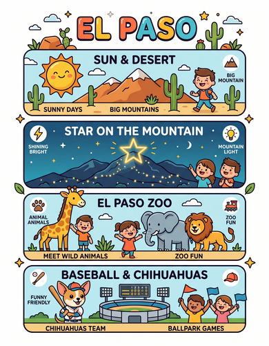 El Paso I USA I Educational Infographic