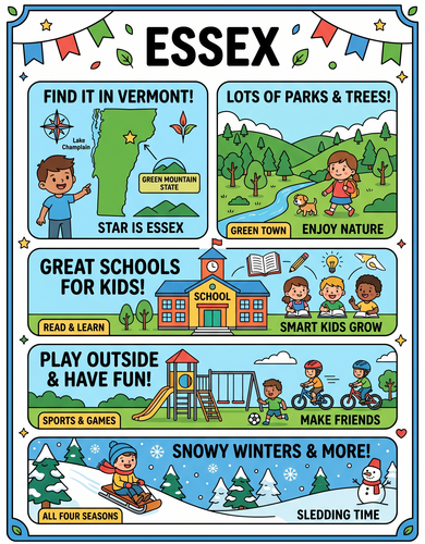 Essex I USA I Educational Infographic