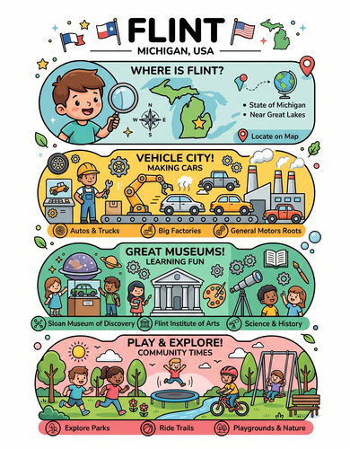 Flint I USA I Educational Infographic