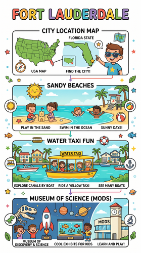 Fort Lauderdale I USA I Educational Infographic
