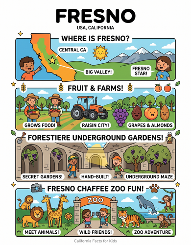 Fresno I USA I Educational Infographic