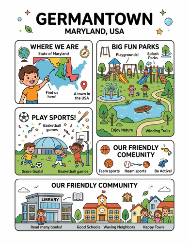 Germantown I USA I Educational Infographic