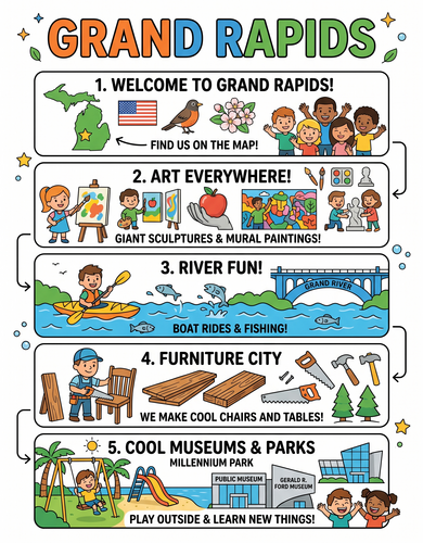 Grand Rapids I USA I Educational Infographic