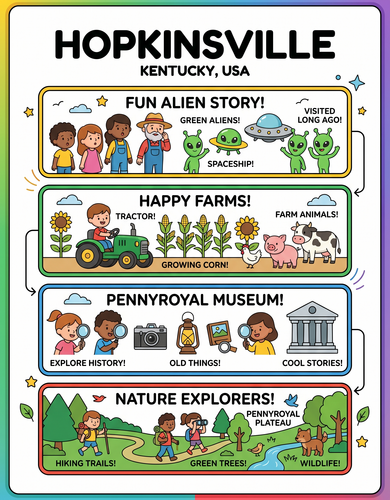 Hopkinsville I USA I Educational Infographic