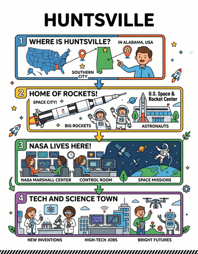 Huntsville I USA I Educational Infographic