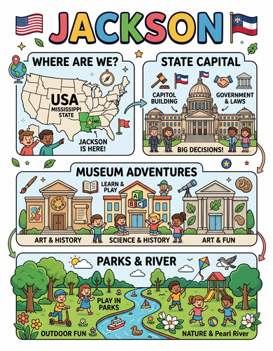 Jackson I USA I Educational Infographic