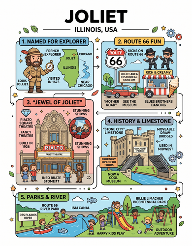 Joliet I USA I Educational Infographic