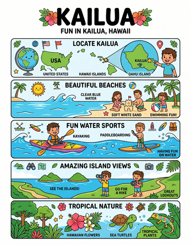 Kailua I USA I Educational Infographic