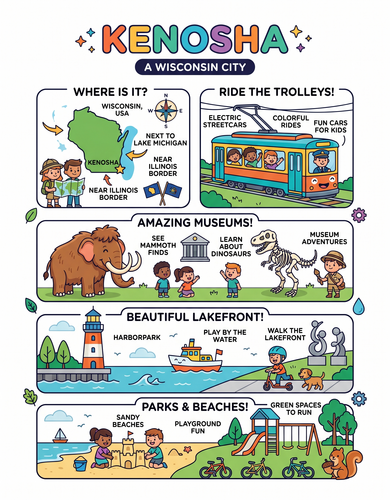 Kenosha I USA I Educational Infographic
