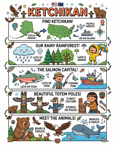 Ketchikan I USA I Educational Infographic