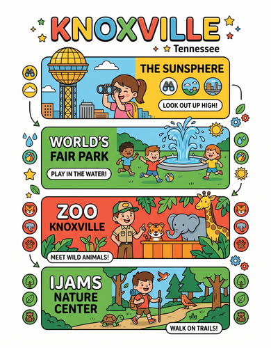 Knoxville I USA I Educational Infographic