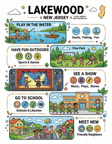 Lakewood I USA I Educational Infographic