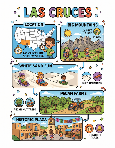 Las Cruces I USA I Educational Infographic