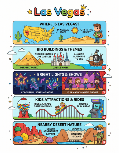 Las Vegas I USA I Educational Infographic