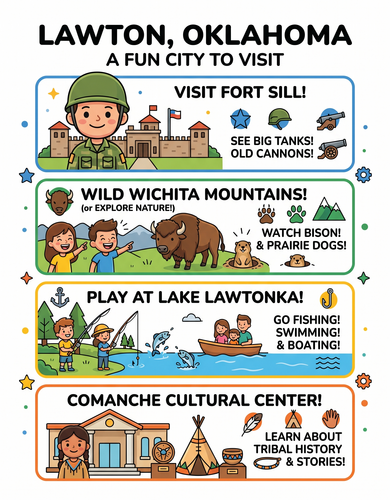Lawton I USA I Educational Infographic