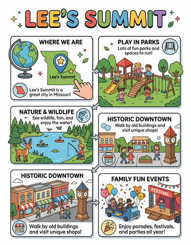 Lee's Summit I USA I Educational Infographic