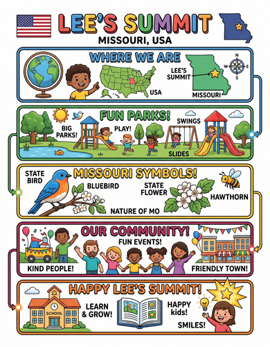Lee's Summit_ I USA I Educational Infographic