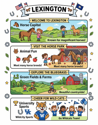 Lexington I USA I Educational Infographic