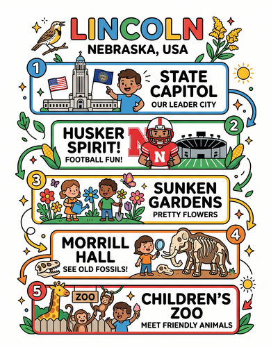 Lincoln I USA I Educational Infographic