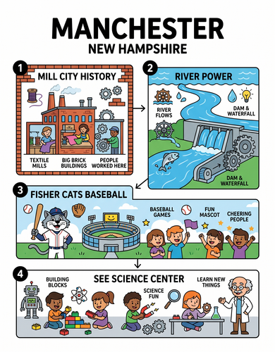 Manchester I USA I Educational Infographic